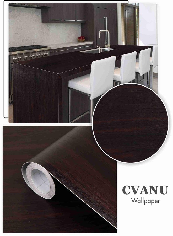 CVANU Self Adhesive Wood Vinyl Wallpaper Waterproof Old Furniture Vinyl Stickers Wooden Door Wardrobe Desktop PVC Wall Papers Cv193 12''x96''inch - Image 4